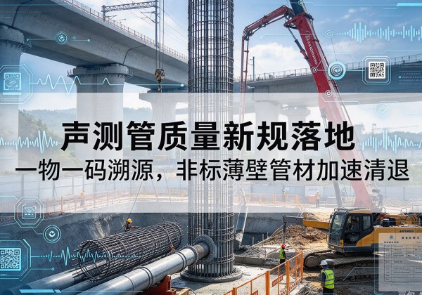 山城声测管质量新规落地，一物一码溯源，非标薄壁管材加速清退